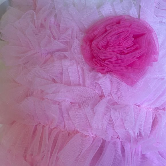 Popatu Pink Ruffle Tutu Dress, 18 months - Picture 3 of 12